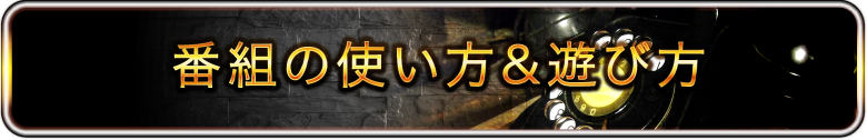 番組の使い方遊び方